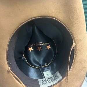 Genuine leather cowboy hat - Small